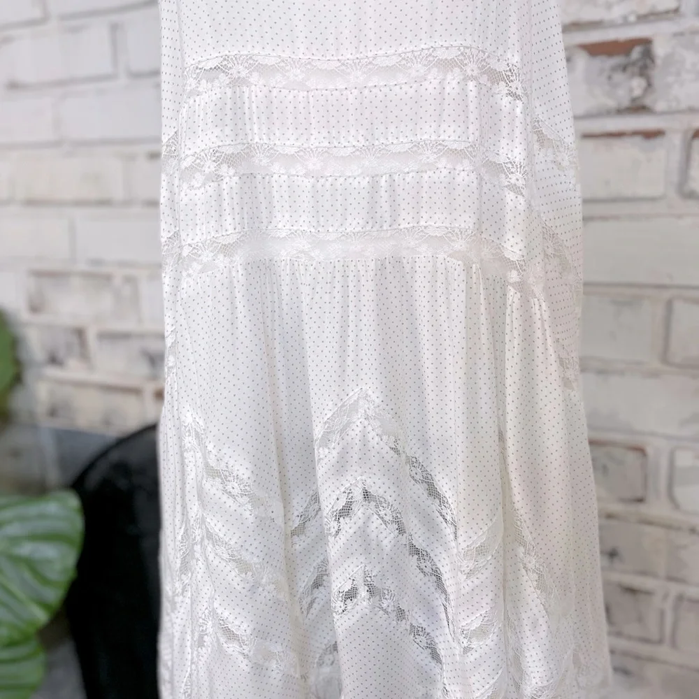 Free People White Lace Mini Dress - Picture 9 of 13